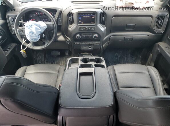 1GCUDAED3NZ645591 2022 CHEVROLET SILVERADO White Dashboard view