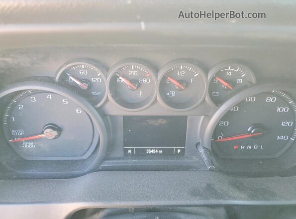 1GCUDAED3RZ352666 2024 CHEVROLET SILVERADO White Вид щитка приладів