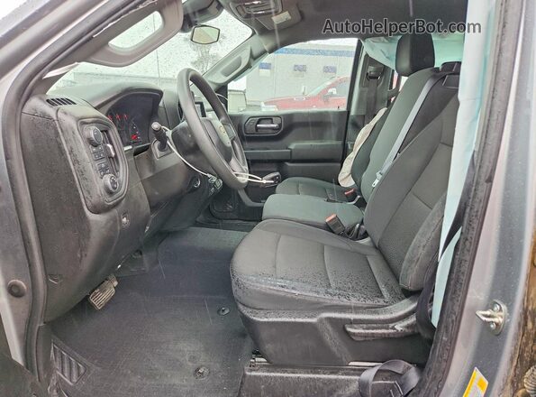 1GCUDAED9RZ105796 2024 CHEVROLET SILVERADO Gray Widok wnętrza z przodu