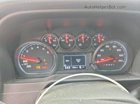 1GCUDAED9RZ105796 2024 CHEVROLET SILVERADO Gray Widok zestawu wskaźników