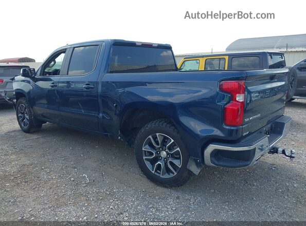 1GCUDDE83PZ163260 2023 CHEVROLET SILVERADO Синий Задняя левая четверть