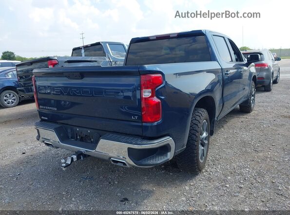 1GCUDDE83PZ163260 2023 CHEVROLET SILVERADO Синий Задняя правая четверть