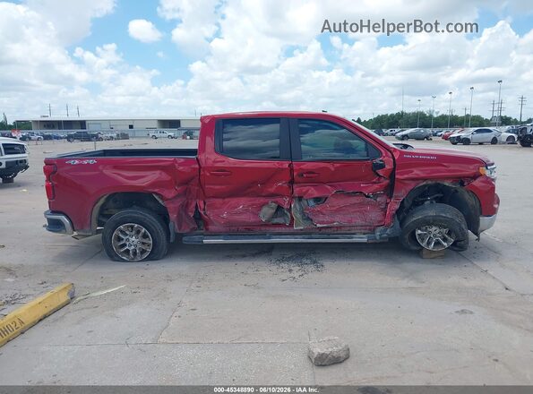 1GCUDDED0RZ265809 2024 CHEVROLET SILVERADO Red Rear interior view