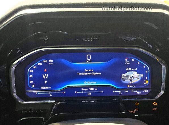 1GCUDDED1RZ352103 2024 CHEVROLET SILVERADO Black Instrument cluster view