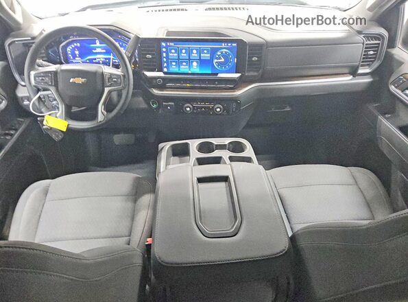 1GCUDDED1RZ352103 2024 CHEVROLET SILVERADO Black Dashboard view