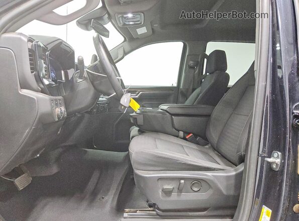 1GCUDDED1RZ352103 2024 CHEVROLET SILVERADO Black Front interior view