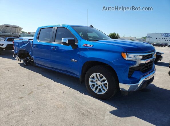 1GCUDDED3RZ123731 2024 CHEVROLET SILVERADO Blue Առջևի աջ