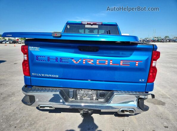 1GCUDDED3RZ123731 2024 CHEVROLET SILVERADO Blue Հետևի տեսք