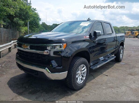 1GCUDDED5RZ394998 2024 CHEVROLET SILVERADO Black Առջևի ձախ երեք քառորդ տեսարան