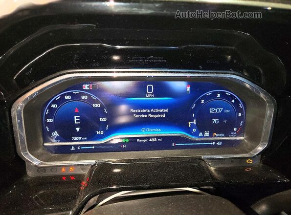 1GCUDDED7RZ368502 2024 CHEVROLET SILVERADO White ხელსაწყოთა პანელის ხედი