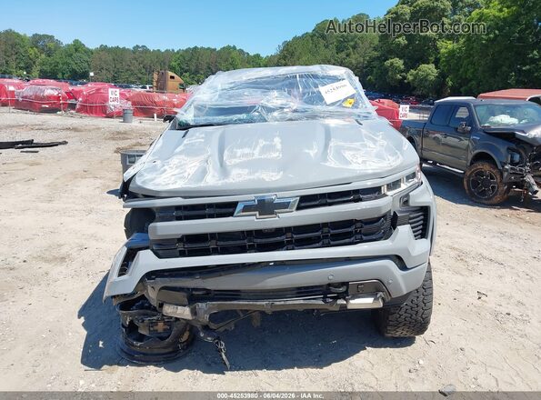 1GCUDEE80RZ374974 2024 CHEVROLET SILVERADO Gray Вид панелі приладів