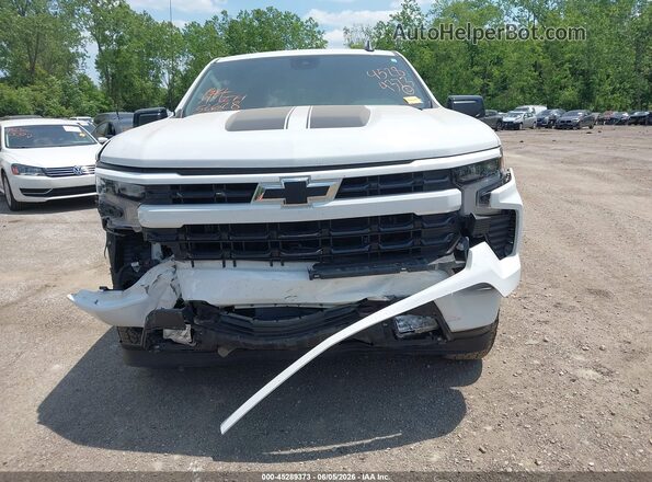 1GCUDEE81PZ144406 2023 CHEVROLET SILVERADO White ხელსაწყოთა პანელის ხედი