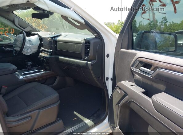 1GCUDEE81PZ144406 2023 CHEVROLET SILVERADO White წინა სალონის ხედი