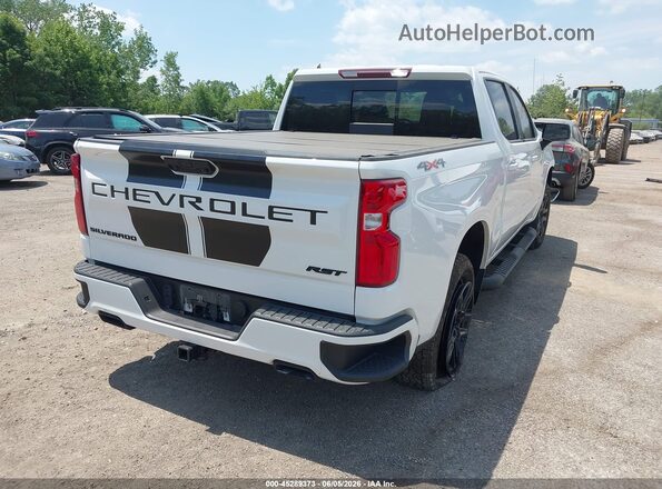 1GCUDEE81PZ144406 2023 CHEVROLET SILVERADO White უკანა მარჯვენა