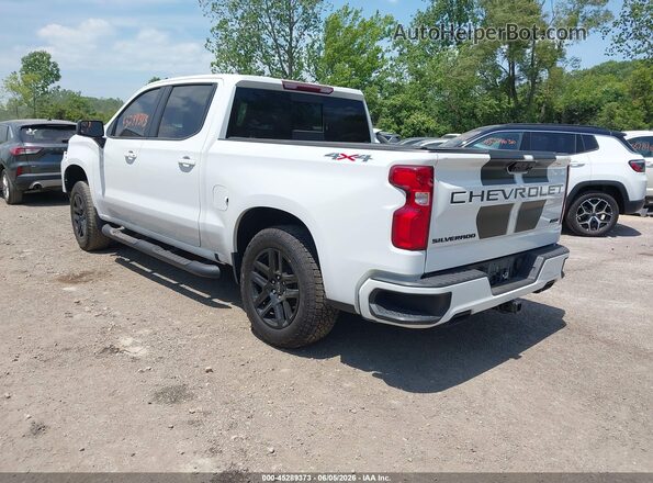 1GCUDEE81PZ144406 2023 CHEVROLET SILVERADO White უკანა მარცხენა