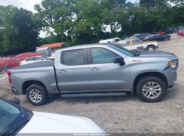 1GCUDEE85PZ203618 2023 CHEVROLET SILVERADO Gray Вид задньої частини салону