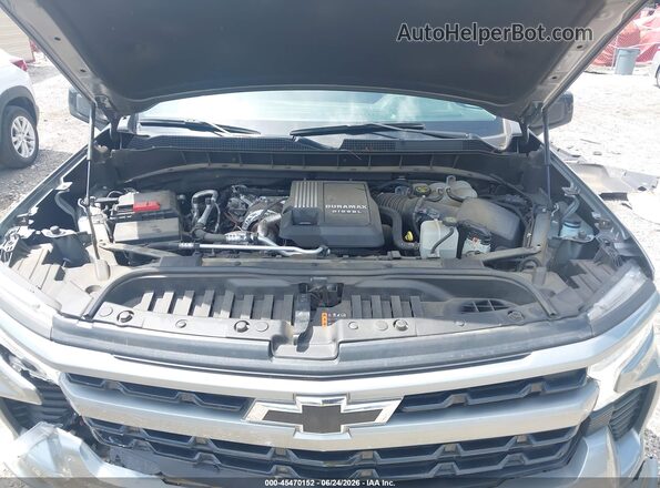 1GCUDEE85PZ203618 2023 CHEVROLET SILVERADO Gray Вид ззаду