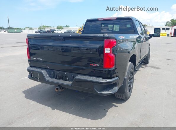 1GCUDEE87RZ128312 2024 CHEVROLET SILVERADO Black Trasero derecho