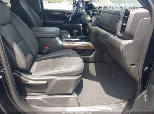 1GCUDEE87RZ128312 2024 CHEVROLET SILVERADO Black Vista interior delantera