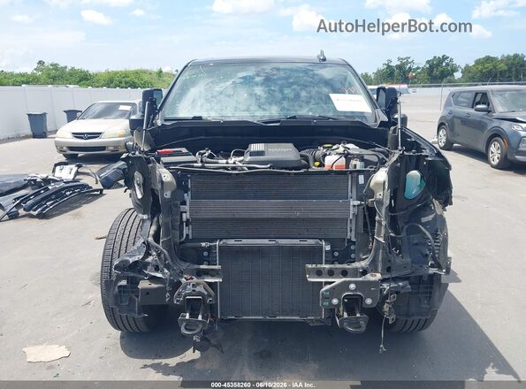 1GCUDEE87RZ128312 2024 CHEVROLET SILVERADO Black Vista interior trasera