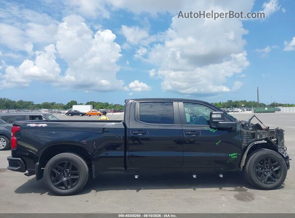 1GCUDEE87RZ128312 2024 CHEVROLET SILVERADO Black Vista interior de 360 grados