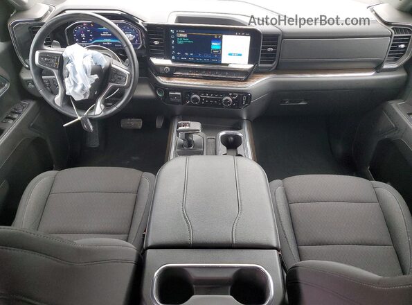1GCUDEED2RZ406143 2024 CHEVROLET SILVERADO Gray წინა პანელის ხედი
