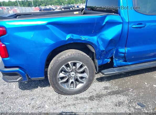 1GCUDEED8PZ243317 2023 CHEVROLET SILVERADO Blue წინა ხედი
