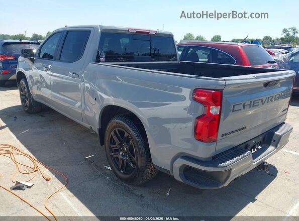 1GCUDEEL0RZ147353 2024 CHEVROLET SILVERADO Серебряный Задняя левая четверть