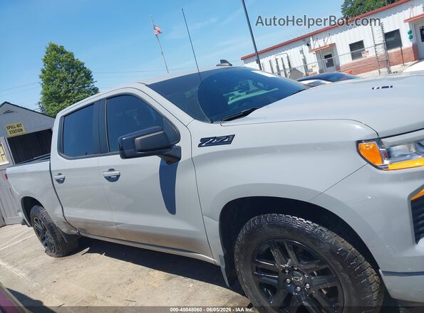 1GCUDEEL0RZ147353 2024 CHEVROLET SILVERADO Серебряный Вид задней части салона