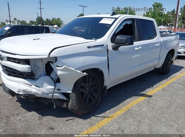 1GCUDEEL2RZ273830 2024 CHEVROLET SILVERADO White Передня ліва чверть
