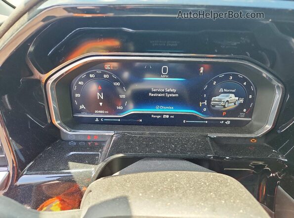 1GCUDGED5RZ305917 2024 CHEVROLET SILVERADO Blue Vista del cuadro de instrumentos
