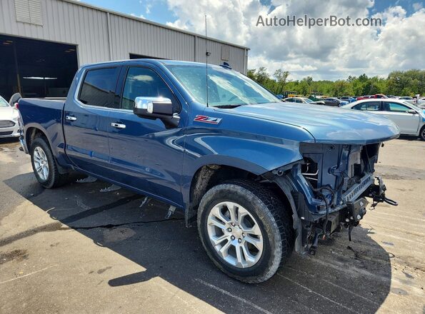 1GCUDGED5RZ305917 2024 CHEVROLET SILVERADO Blue Delantero derecho