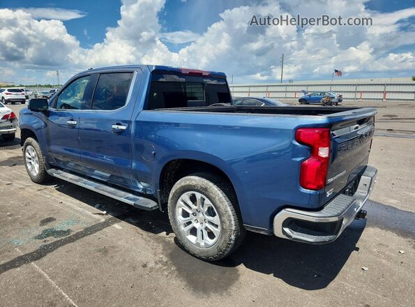 1GCUDGED5RZ305917 2024 CHEVROLET SILVERADO Blue Trasero izquierdo