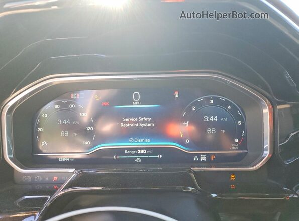 1GCUDGED8RZ291253 2024 CHEVROLET SILVERADO White Instrument cluster view