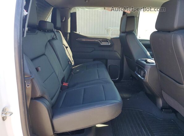 1GCUDGED8RZ291253 2024 CHEVROLET SILVERADO White Rear seats view