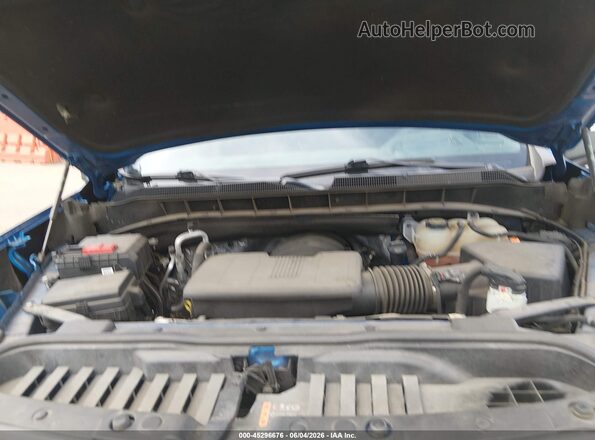 1GCUDGEL2NZ540597 2022 CHEVROLET SILVERADO Синий Вид сзади