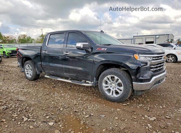 1GCUDGEL6PZ147009 2023 CHEVROLET SILVERADO Black წინა მარჯვენა