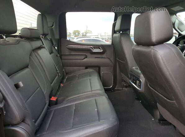 1GCUDGEL6PZ147009 2023 CHEVROLET SILVERADO Black უკანა სავარძლების ხედი