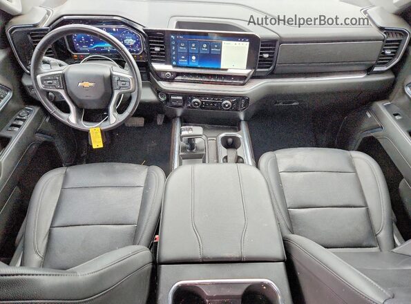 1GCUDGEL6PZ147009 2023 CHEVROLET SILVERADO Black წინა პანელის ხედი
