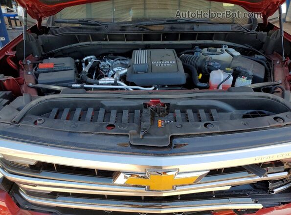 1GCUDJE81RZ289568 2024 CHEVROLET SILVERADO Red Вид задньої частини салону