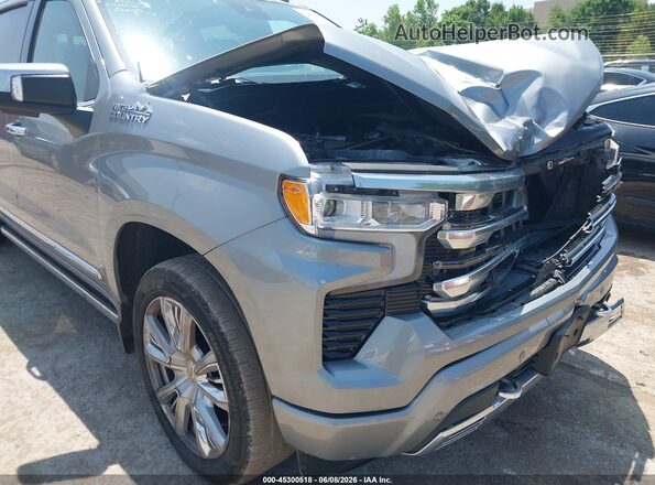 1GCUDJE84RZ119222 2024 CHEVROLET SILVERADO Серебряный Вид спереди