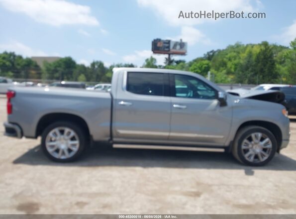 1GCUDJE84RZ119222 2024 CHEVROLET SILVERADO Серебряный Вид задней части салона