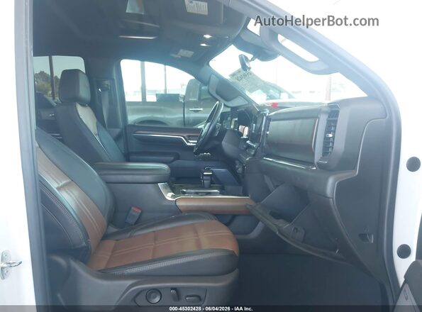 1GCUDJE86PZ278918 2023 CHEVROLET SILVERADO White Vista interior delantera