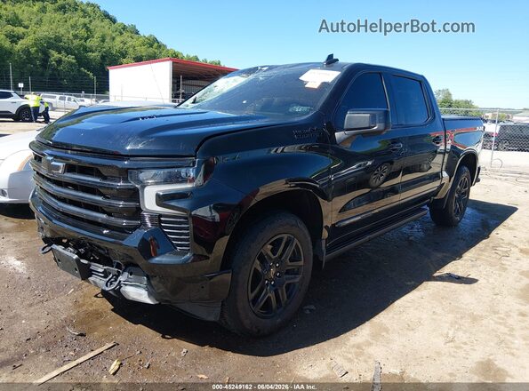 1GCUDJEL4RZ261431 2024 CHEVROLET SILVERADO Black Առջևի ձախ երեք քառորդ տեսարան