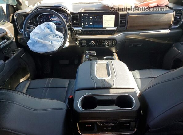 1GCUDJEL6NZ595745 2022 CHEVROLET SILVERADO Black Вид панелі приладів