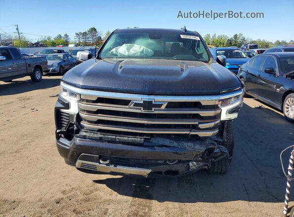 1GCUDJEL6NZ595745 2022 CHEVROLET SILVERADO Black Вид спереду