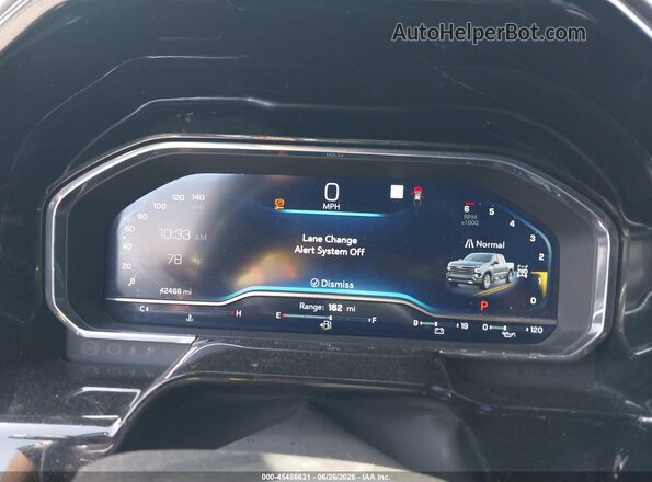 1GCUDJEL8PZ155562 2023 CHEVROLET SILVERADO Black Widok tylnych siedzeń