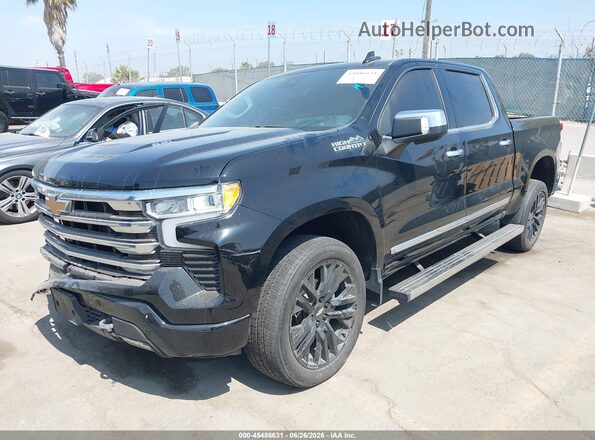 1GCUDJEL8PZ155562 2023 CHEVROLET SILVERADO Black Przód lewy