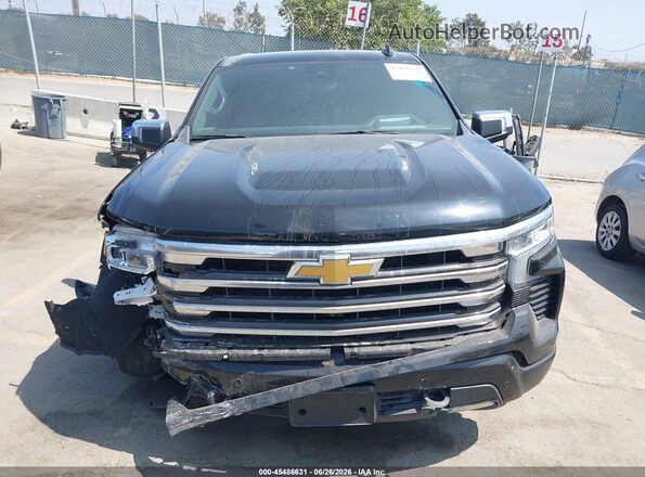 1GCUDJEL8PZ155562 2023 CHEVROLET SILVERADO Black Widok zestawu wskaźników