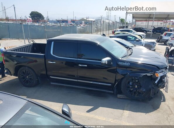 1GCUDJEL8PZ155562 2023 CHEVROLET SILVERADO Black Widok wnętrza z tyłu